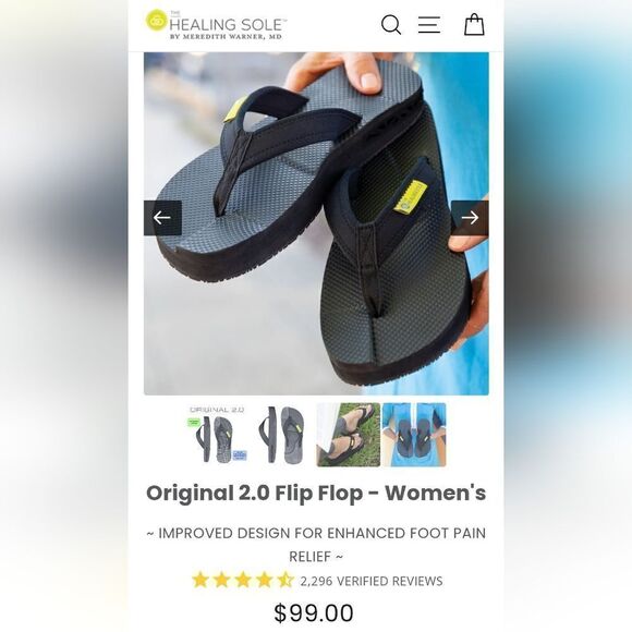 The Healing Sole Original 2.0 Flip Flops - Picture 11 of 11